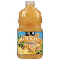 Langers 100% Juice, No Sugar Added, Pineapple - 64 Fluid ounce