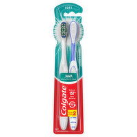 Colgate Adult Manual Toothbrush, Soft - 2 Each