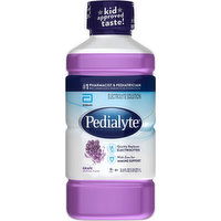 Pedialyte Electrolyte Solution, Grape, 33.8 Fluid ounce