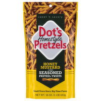 Dot's Homestyle Pretzels Pretzel Twists, Honey Mustard Seasoned - 16 Ounce