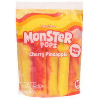 Budget Saver Monster Pops, Sugar Free, Slushed, Cherry-Pineapple