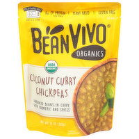 BeanVivo Chickpeas, Coconut Curry, 10 Ounce