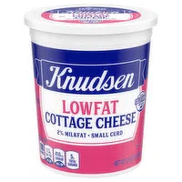 Knudsen Cottage Cheese, Lowfat, 2% Milkfat, Small Curd