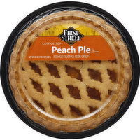 First Street Peach Pie, Lattice Top