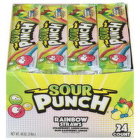 Sour Punch Candy, Rainbow Straws