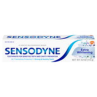 Sensodyne Toothpaste, Extra Whitening, 4 Ounce