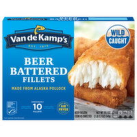 Van de Kamp's Beer Battered Fillets - 19.1 Ounce
