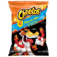 Cheetos Puffs Flamin' Hot Flavored Cheese Flavored Snacks - 8 Ounce