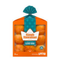 King's Hawaiian Original Hawaiian Sweet Pre-Sliced Slider Buns, 9 Count - 10 Ounce