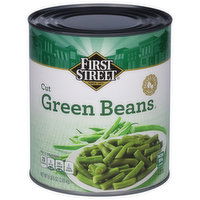 First Street Green Beans, Cut, 101 Ounce