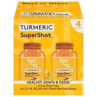 Sol-Ti Living Beverage, SuperShot, Turmeric - 4 Each