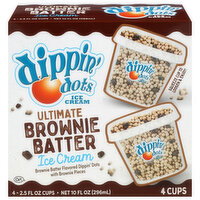 Dippin' Dots Ultimate Brownie Batter Ice Cream - 4 Each