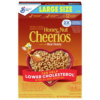 Cheerios Cereal, Honey Nut, Large Size, 15.4 Ounce