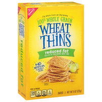 Wheat Thins Snacks, Reduced Fat, 100% Whole Grain - 8 Ounce