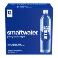 smartwater 33.8 fluid ounce (US) Non-Refillable Plastic Straight 12 Corrugated Carton, 12 Each