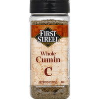 First Street Cumin, Whole, 10 Ounce