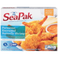 SeaPak Shrimp, Parmesan, Jumbo, Family Size, 16 Ounce