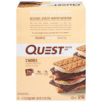 Quest Protein Bar, S'mores - 12 Each