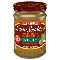 Laura Scudder's All Natural Nutty Peanut Butter - 16 Ounce