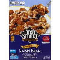 First Street Raisin Bran, Crunchy Granola - 18.2 Ounce