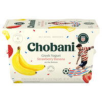 Chobani Reduced Fat Greek Strawberry Banana on the Bottom Yogurt Value Pack