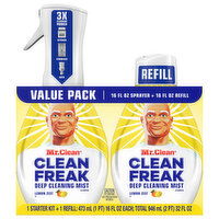 Mr. Clean Deep Cleaning Mist, Lemon Zest, Value Pack - 1 Each