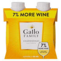 Gallo Family Vineyards Chardonnay Wine Tetra 4pk - 200 Millilitre