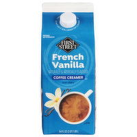 First Street Coffee Creamer, French Vanilla, Non-Dairy - 64 Fluid ounce