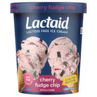 Lactaid Lactose Free Cherry Fudge Chip Ice Cream - 1 Quart
