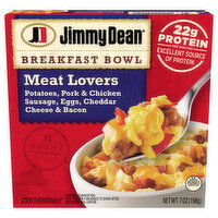 Jimmy Dean Breakfast Bowl, Meat Lovers, 7 Ounce