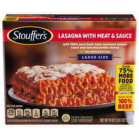 Stouffer's Lasagna with Meat & Sauce, Large Size - 19 Ounce