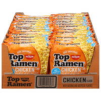 Nissin Ramen Noodle Soup, Chicken Flavor - 24 Each