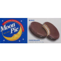 Moon Pie Marshmallow Sandwich, Chocolate, Minis - 12 Each