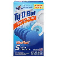 Ty-D-Bol Blue Tablets, Value Pack - 5 Each