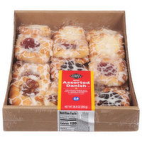 First Street Danish, Assorted, Mini - 24 Each