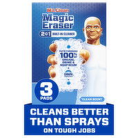 Mr. Clean Magic Eraser Sponge, All Purpose Cleaner, Ultra Foamy - 3 Each