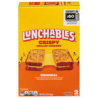 Lunchables Grilled Cheesies, Original, Crispy, 2 Pack, 5.71 Ounce