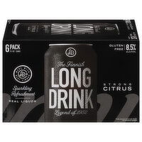 The Finnish Long Drink Strong Citrus Gin - 6 Each