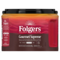 Folgers Coffee, Ground, Med-Dark, Gourmet Supreme