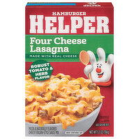 Hamburger Helper Lasagna, Robust Tomato & Herb Flavor, Four Cheese, 5.5 Ounce