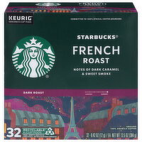 Starbucks K-Cup Pods Ground Dark Roast French Roast Coffee
