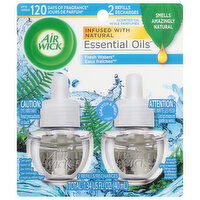 Air Wick Refills, Fresh Waters, Essential Oils - 2 Each