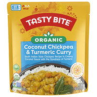 Tasty Bite Organic Coconut Chickpea & Turmeric Curry - 10 Ounce