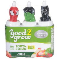 good2grow 100% Juice, Apple, Character 3 Pack, 3 Each