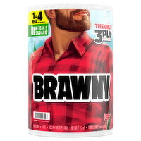 Brawny White 3-Ply Mega Rolls Paper Towels - 1 Each