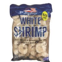 White Shrimp 16/20 Raw Tail-On - 2 Pound