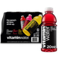 vitaminwater Variety Pack Nutrient Enhanced Flavored Water Beverage Bottles - 20 Fluid ounce