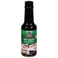 First Street Soy Sauce, Reduced Sodium, 10 Ounce