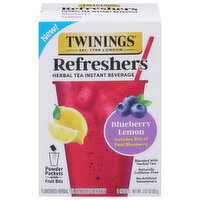 Twinings Refreshers Instant Beverage Blueberry Lemon Herbal Tea - 5 Each