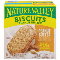 Nature Valley Biscuits, Peanut Butter - 5 Each